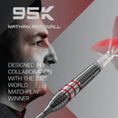Target Nathan Aspinall 95k Tungsten Swiss Point Darts Set - 22 Gram