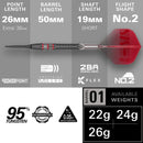 Target Nathan Aspinall 95k Tungsten Swiss Point Darts Set - 22 Gram