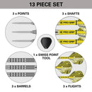 Target BOLIDE 01 Swiss Tungsten Steel Tip Darts - 25 Gram