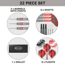 Target Nathan Aspinall BRASS Darts Set - 22 Gram