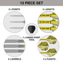 Target BOLIDE 02 Swiss Tungsten Steel Tip Darts - 21 Gram