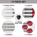 Target Nathan Aspinall G1 90% Tungsten Swiss Point Darts Set - 24 Gram
