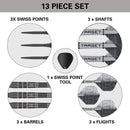 Target Nathan Aspinall X Echo 90% Tungsten Swiss Point Darts Set - 24 Gram