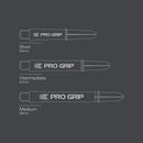 Target Pro Grip Dart Stems - 3 Sets (9 Stems) - Yellow