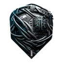 Shot 100 Micron Dart Flights - Standard - AI Cyberpunk