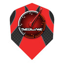 Shot 100 Micron Dart Flights - Standard - Redline M4CH1