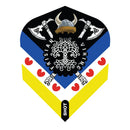 Shot 100 Micron Dart Flights - Standard No.6 - Jitse Van Der Wal