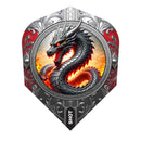 Shot 100 Micron Dart Flights - Standard - Future Knights Dragon