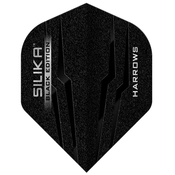 Harrows Silika Black Edition 100 Micron Dart Flights - Standard