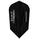 Harrows Silika Black Edition 100 Micron Dart Flights - Slim Shape
