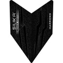 Harrows Silika Black Edition 100 Micron Dart Flights - Velos Shape