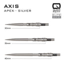 Harrows Axis Quick Points Dart Points - Apex
