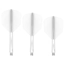 Mission Force 90 Moulded Flight & Stem System - Standard No.6 - White