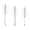 Mission Force 90 Moulded Flight & Stem System - Slim Shape - White