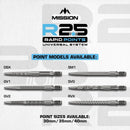 Mission Rapid R2.5 Rapid Dart Points - DSX