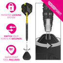 Target BOLIDE VOID 01 Swiss Tungsten Steel Tip Darts - 23 Gram