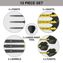 Target BOLIDE VOID 03 Swiss Tungsten Steel Tip Darts - 22 Gram
