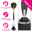 Target BOLIDE VOID 05 Swiss Tungsten Steel Tip Darts - 24 Gram