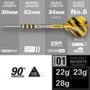 Target BUZZ 01 90% Tungsten Swiss Point Darts Set – 23g