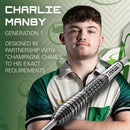 Target Charlie Manby G1 Swiss Point 95% Tungsten Steel Tip Darts - 22 Gram