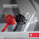 Target PRINTED K-Flex Integrated Flights & Shafts No6 - CLEAR