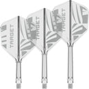 Target PRINTED K-Flex Integrated Flights & Shafts No6 - CLEAR