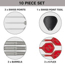 Target GROUP O 01 50% Tungsten Swiss Point Darts Set – 23