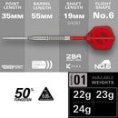 Target GROUP O 02 50% Tungsten Swiss Point Darts Set – 25g