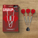 Target GROUP O 02 50% Tungsten Swiss Point Darts Set – 25g