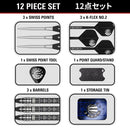 Target Japan Mitsumasa Hoshino Pyro G12 SP 90% Tungsten Steel Tip Darts - 25 Gram