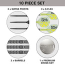 Target Luke Littler Fallout Swiss Tungsten Steel Tip Darts - 23g