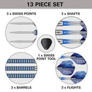Target Paige Pauling G1 Swiss 90% Tungsten Steel Tip Darts - 22g