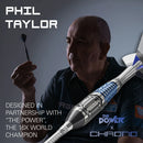 Target Phil Taylor Chrono Swiss 95% Tungsten Steel Tip Darts - 24g