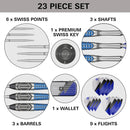 Target Phil Taylor Chrono Swiss 95% Tungsten Steel Tip Darts - 24g