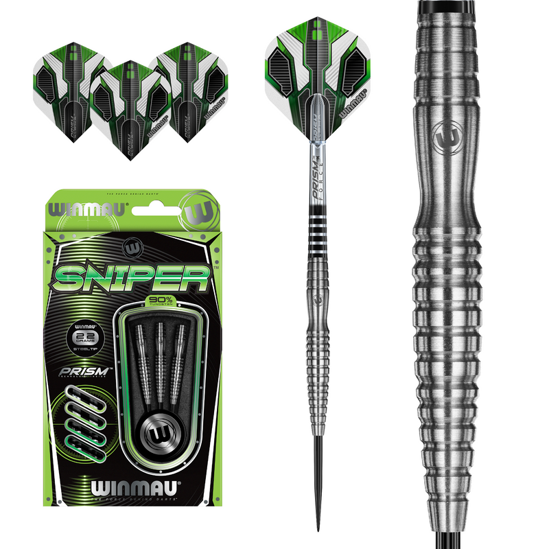 Winmau Sniper 90% Tungsten Steel Tip Darts 22 Gram