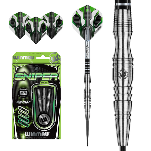 Winmau Sniper 90% Tungsten Steel Tip Darts 23 Gram