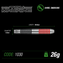 Winmau Ton Machine 80% Tungsten Steel Tip Darts - 26 Gram