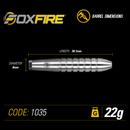 Winmau Foxfire 80% Tungsten Steel Tip Darts - 22 Gram