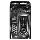 Winmau Blackout 90% Tungsten Steel Tip Darts - Torpedo Style - 24 Gram