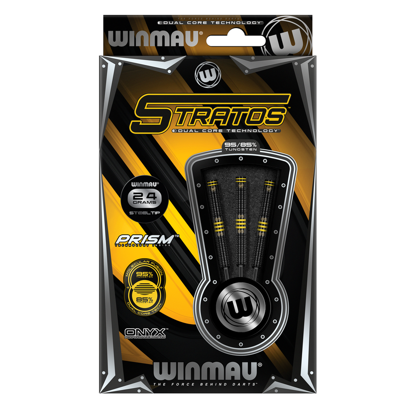 Winmau Stratos 95% Tungsten Steel Tip Darts - 24 Gram