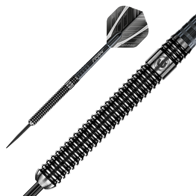 Winmau Blackout 90% Tungsten Steel Tip Darts - 22 Gram