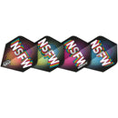 Unicorn Ultrafly 100 Micron Dart Flights - NSFW - Comic Book Style - Plus Standard Shape