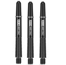 Target Pro Grip Evo Dart Stems - Nylon with Aluminium Base - Black
