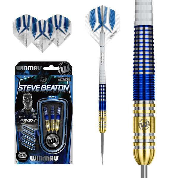 Winmau Steve Beaton 90% Tungsten Steel Tip Darts 26 Gram