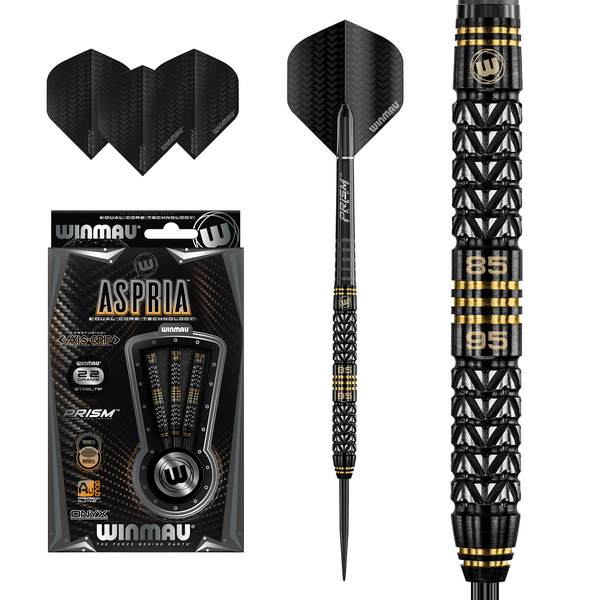 Winmau Aspria 95% Tungsten Steel Tip Darts 22 Gram