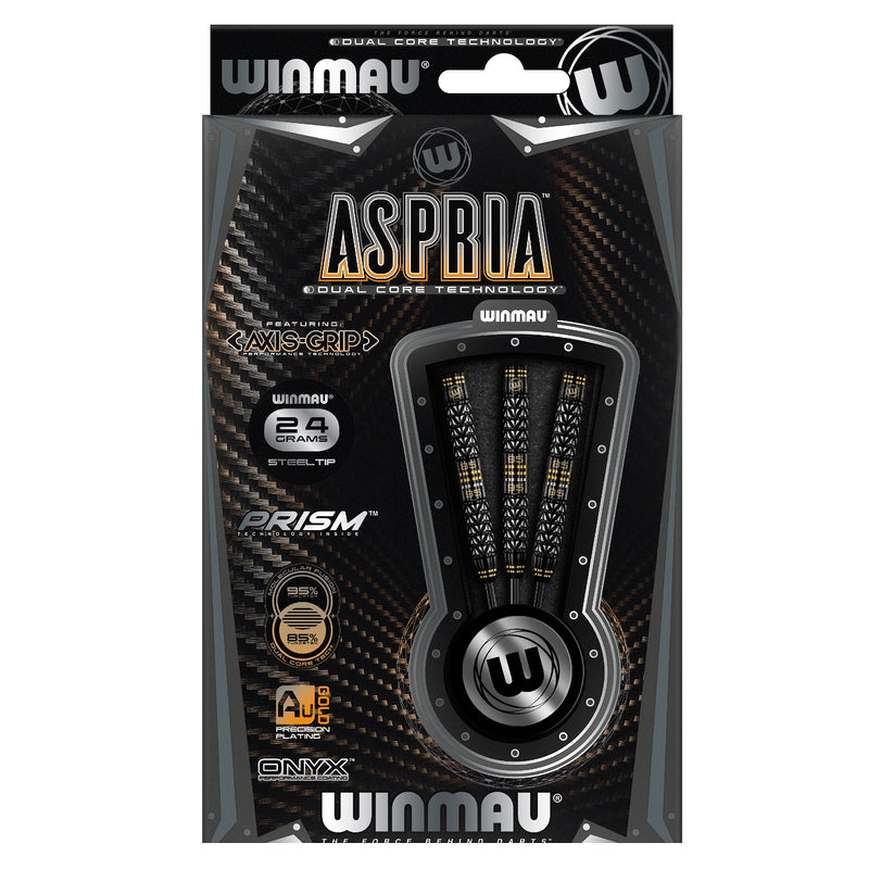 Winmau Aspria 95% Dual Density Tungsten Steel Tip Darts - 24 Gram