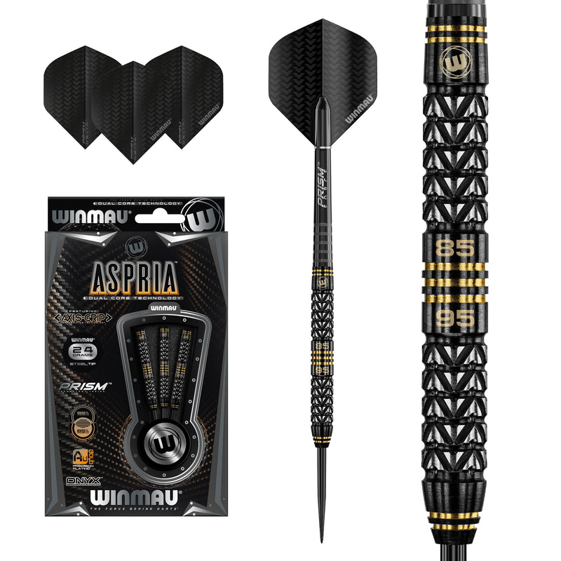 Winmau Aspria 95% Tungsten Steel Tip Darts 24 Gram