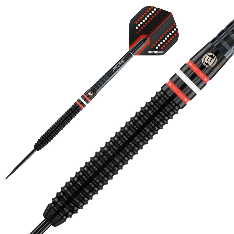 Winmau Pro-Line 90% Tungsten Black Steel Tip Darts - 22 Gram