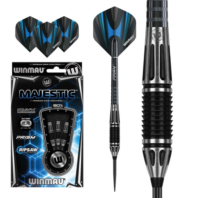 Winmau Majestic 90% Tungsten Darts 22 Gram