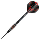 Winmau Sicario 90% Tungsten Black Steel Tip Darts - 25 Gram